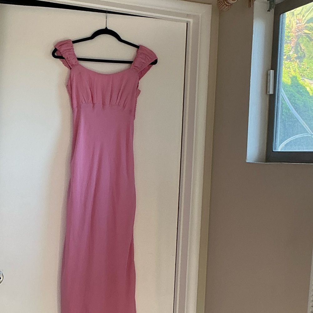 Abercrombie & Fitch Pink Maxi Dress